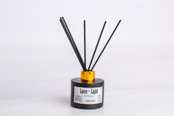 Orange blossom reed diffuser.